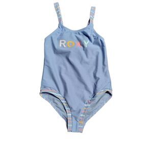 ROXY SWIMSUIT STRIPY WAVE ONE PIECE LAVENDER SIZE 5